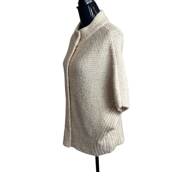 Anthropologie Cardigan Sweater Size Small Wool Alpaca Knit Angel Of The North - Picture 4 of 9
